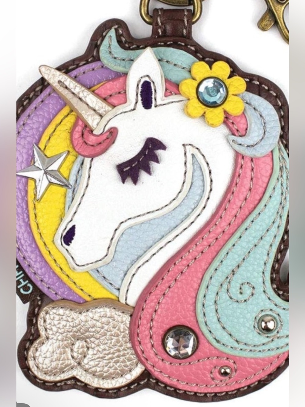 Chala unicorn coin pouch bag charm keychain NWT - Picture 3 of 12